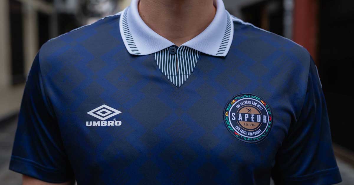 Umbro x Sapeur Launch 90s-Inspired Two-Piece Collection - SoccerBible