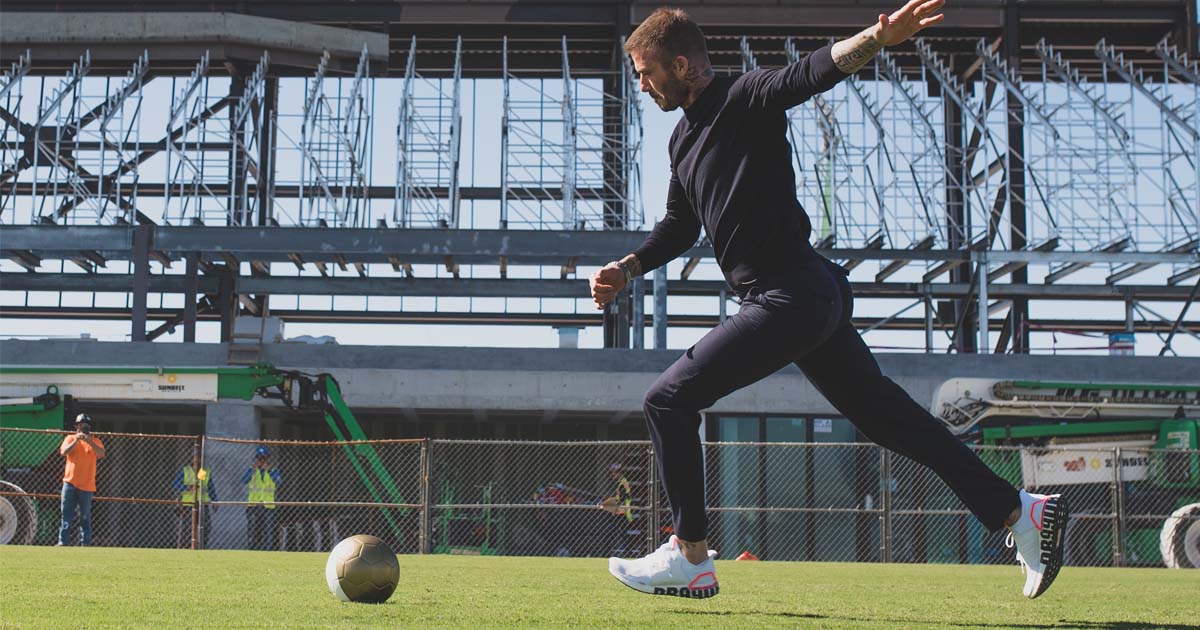 David Beckham in Ralph Lauren for MLS Inter Miami Game in March