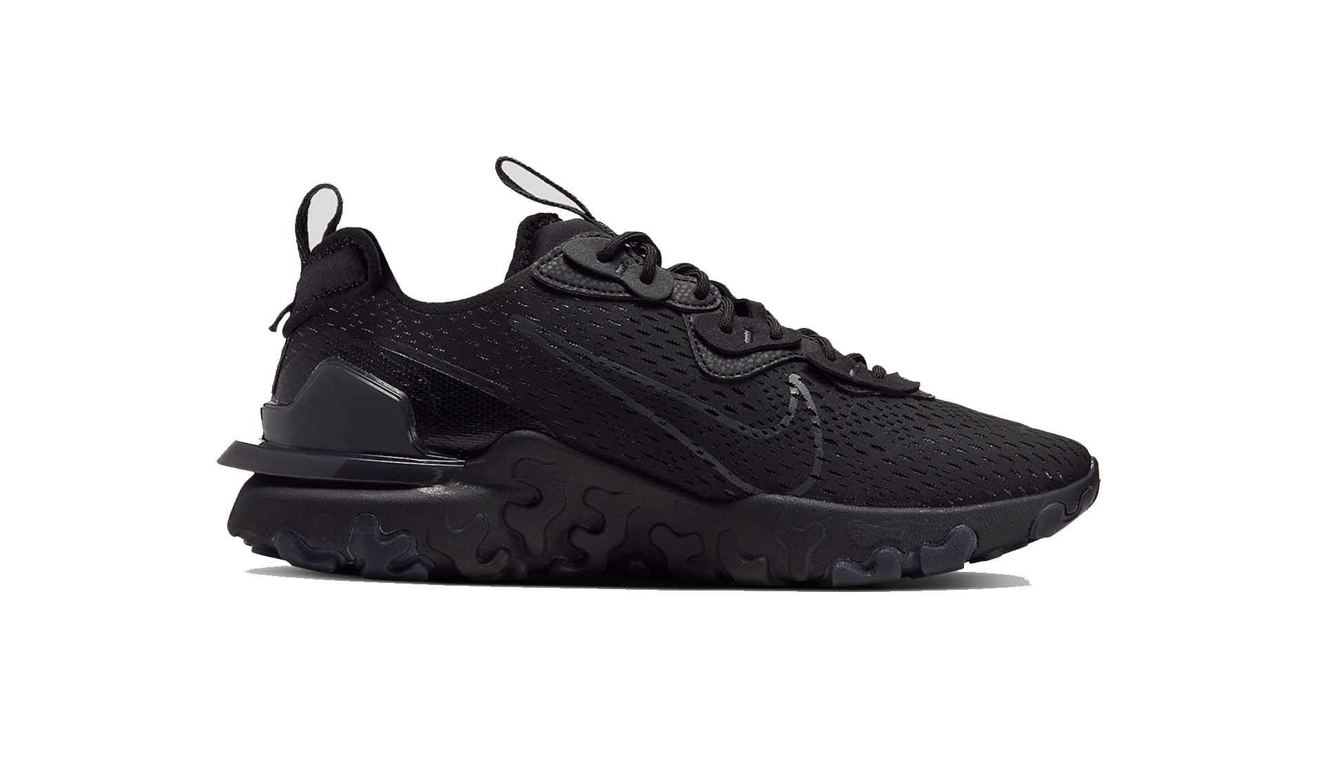 Nike Launch React Vision In Triple Black - SoccerBible