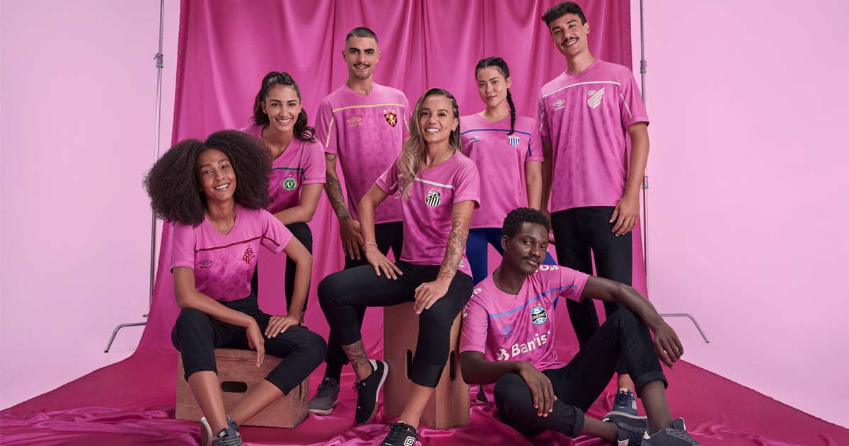 Umbro Brasil Launch Special Edition Shirts For Pink October - SoccerBible