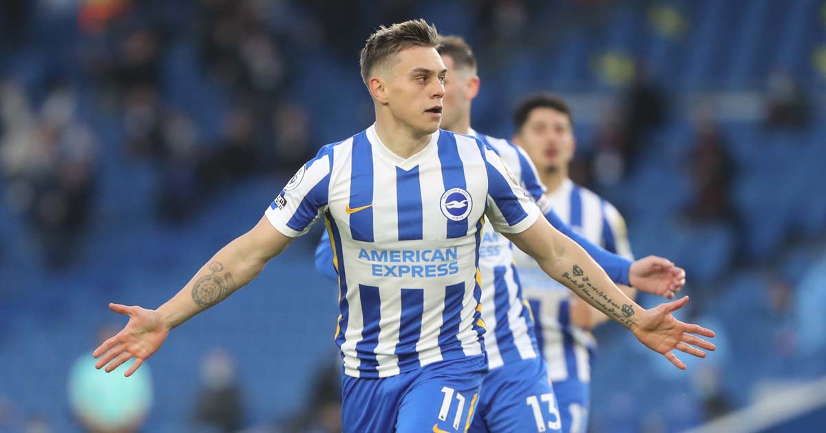 Brighton Debut 21/22 Home Kit In Win Over Man City - SoccerBible