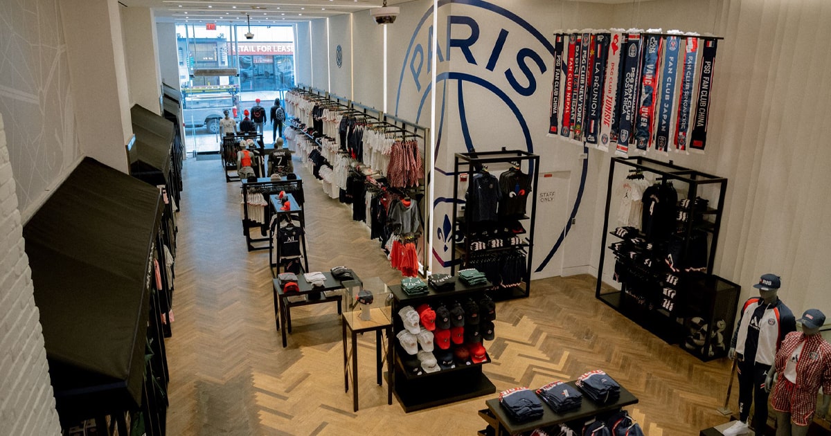 Paris Saint-Germain Opens New London Flagship Store