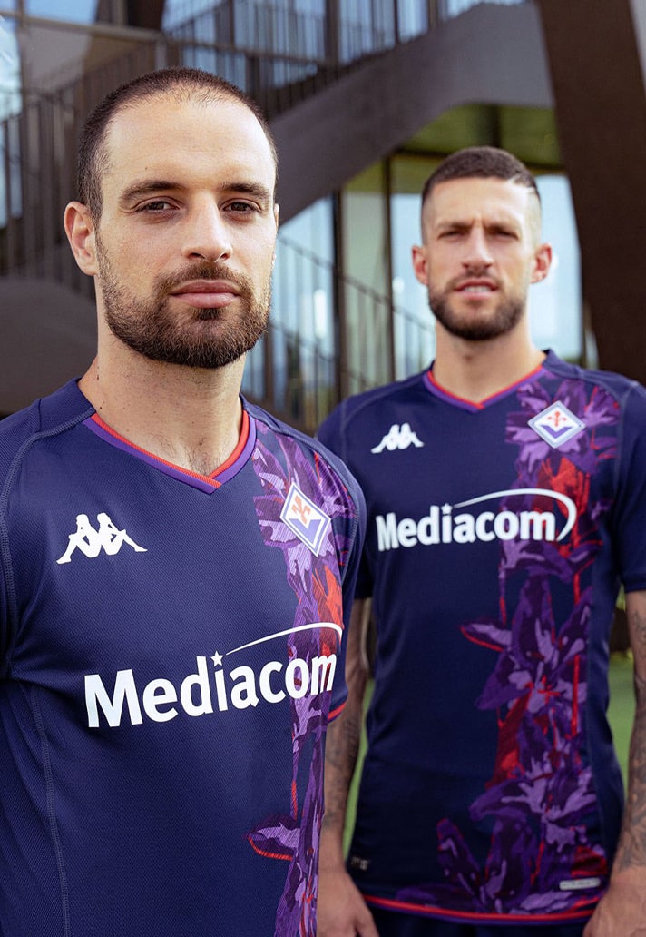 Fiorentina Complete 23/24 Set With Third Shirt From Kappa - SoccerBible