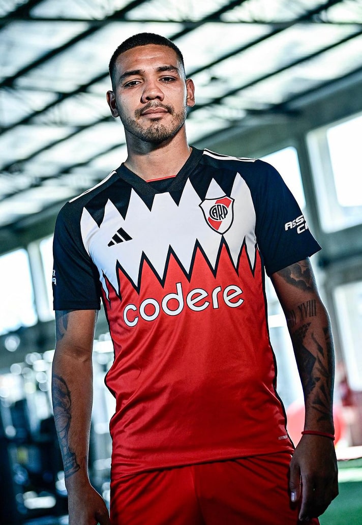 adidas Men's Soccer River Plate 23/24 Home Jersey - A Nod to The Club's  Home and Style
