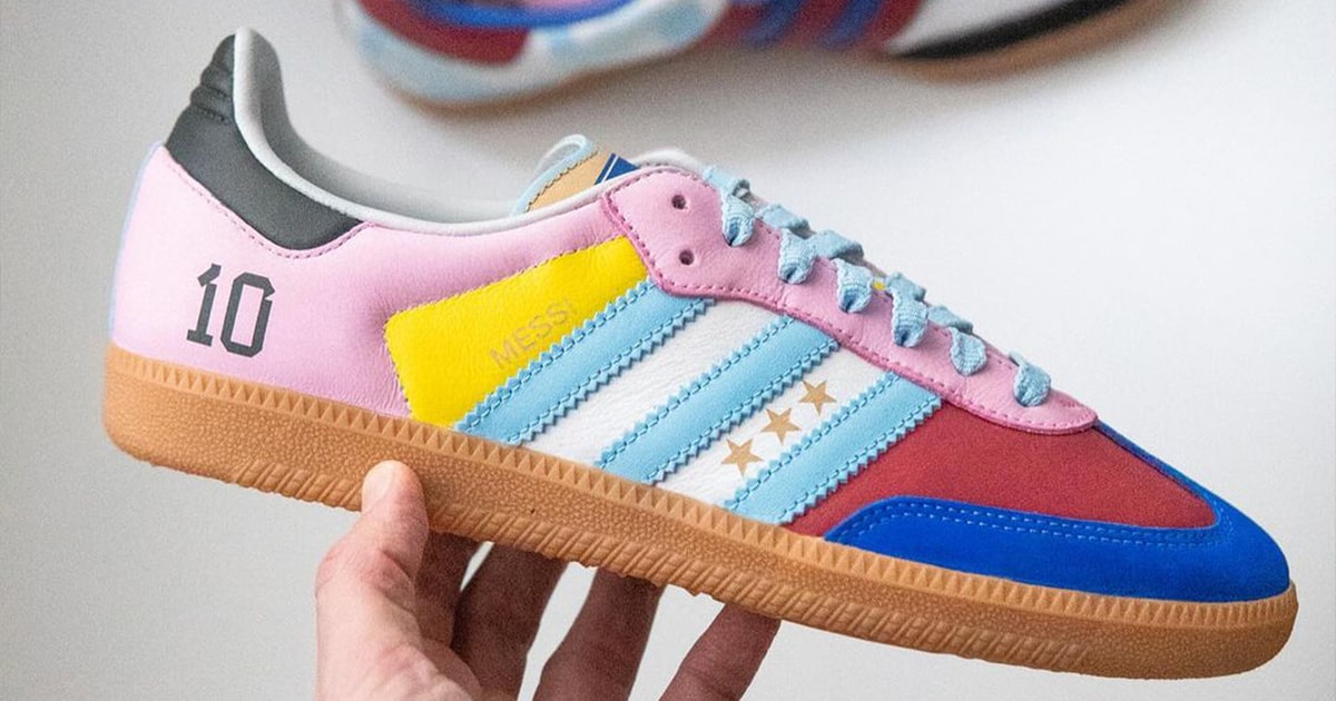 Sneaker Customiser Stepkicks Creates “What The Messi” adidas Samba ...