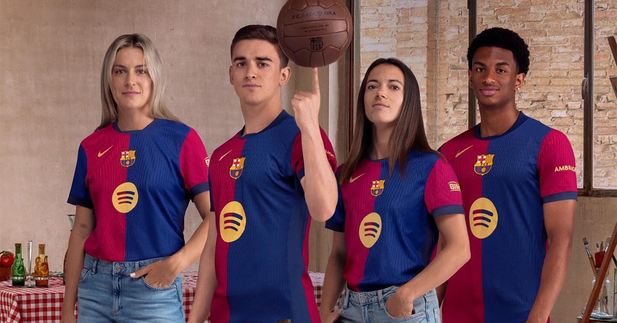 Nike and Barcelona release a new 24/25 home jersey for the club’s 125th anniversary