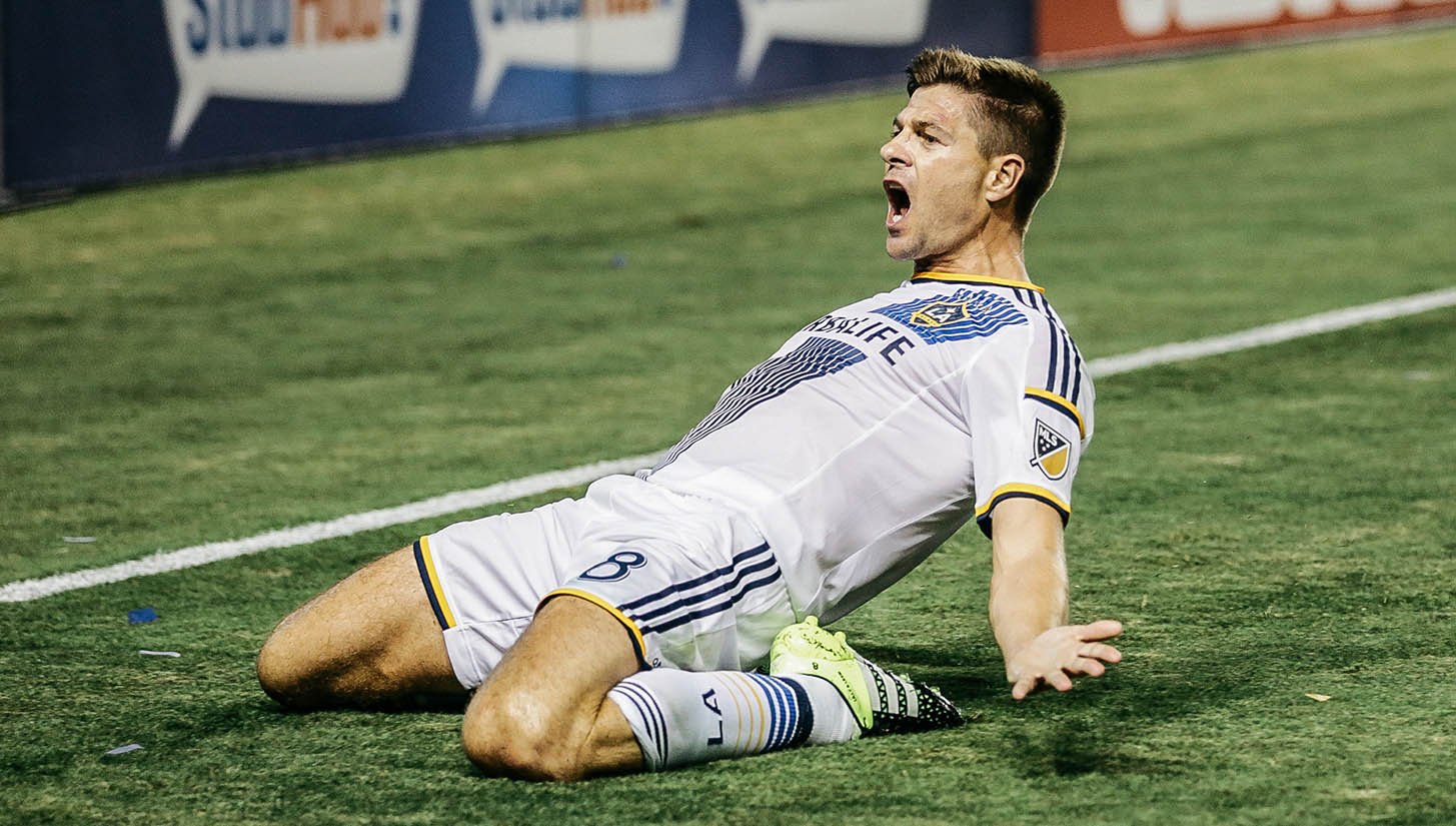 Steven Gerrard at LA Galaxy captured by Hana Asano SoccerBible