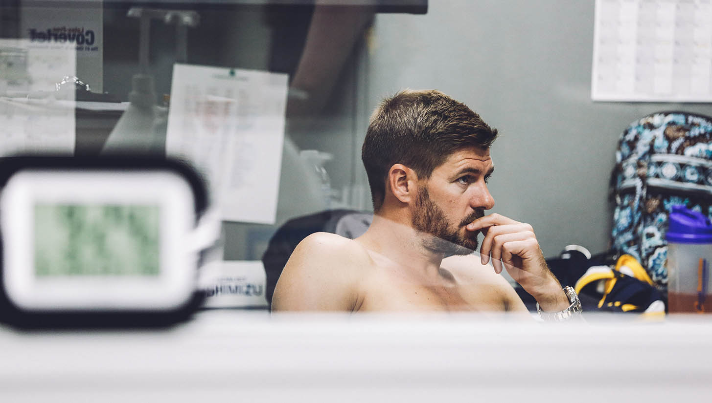 Steven Gerrard at LA Galaxy captured by Hana Asano SoccerBible