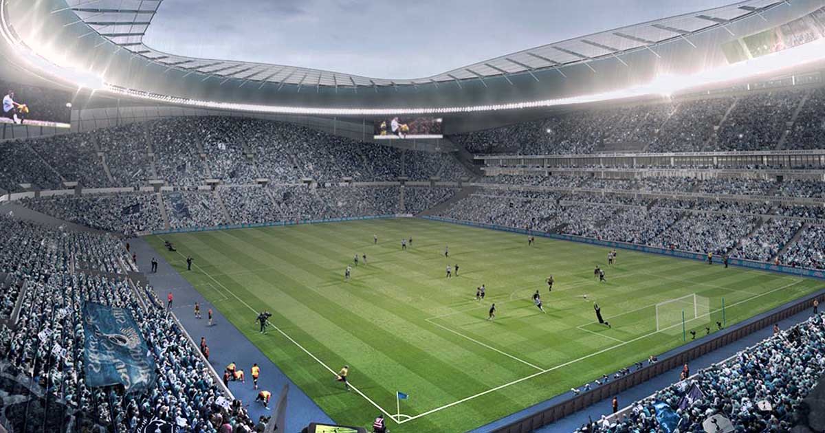 Watch Tottenham's New Retractable Pitch in Action - SoccerBible