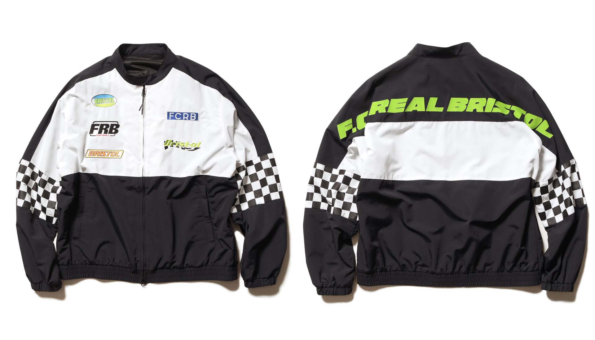 オンラインストア取扱店 F.C.R.B. MULTI LOGO SUPPORTER JACKET M gfgd